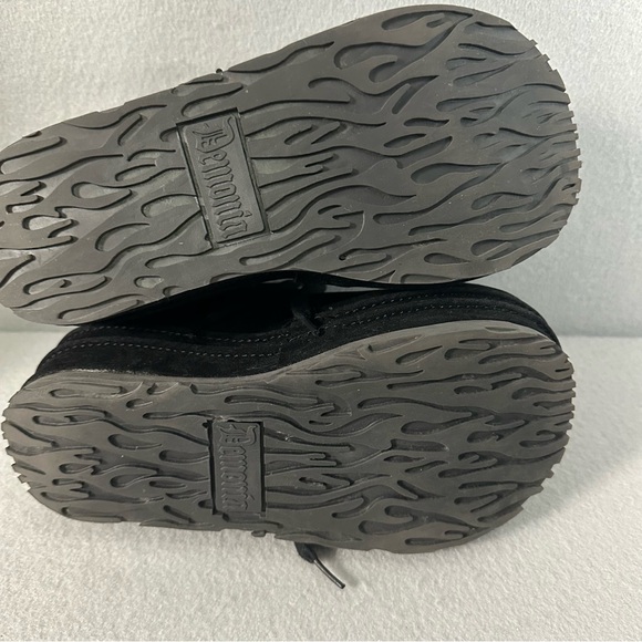 Demonia Platform Sneakers Tempo-08 Vegan Suede Goth Punk Rave Black 6-6.5 -READ - Picture 10 of 14